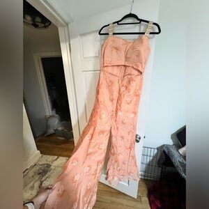 Ethnovog Peach Jumpsuit - India
